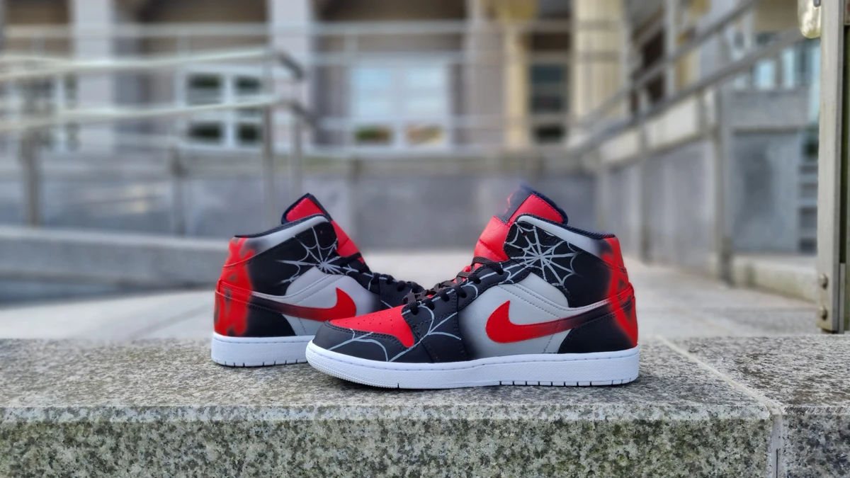 Custom sneaker artwork